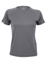 Dames Sportshirt CONA SPORTS Rainbow Tech Tee Cool Grey